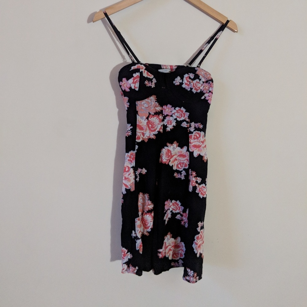 Black Floral Dress